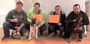 Group Dog Training Class Graduates | Spring Forth Dog Academy