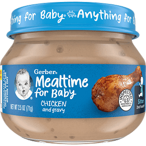 Gerber meat baby food is a great option for dogs with sensitive stomachs. 