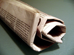 Newspaper Newspaper Photo by Nadia Szopinska (Flickr)