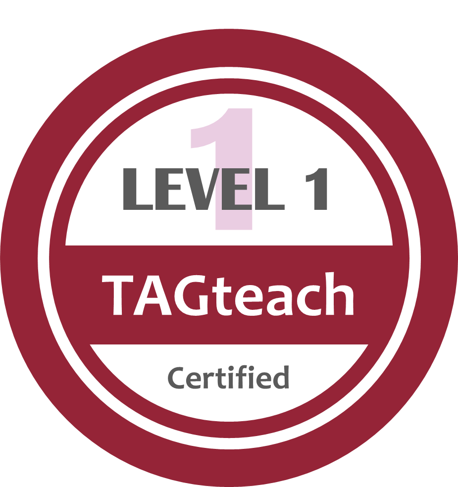 TAGteach Level 1 Certified